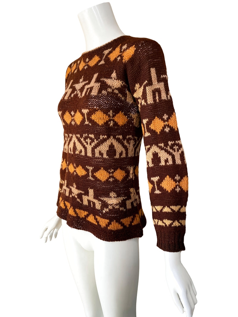 Art Deco 1920s Pullover Sweater