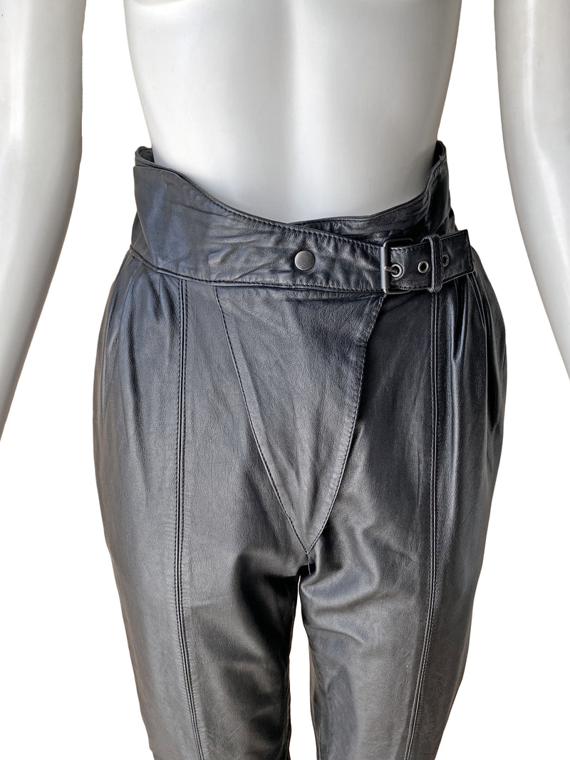 Wilson's 1980s High-Waisted Leather Pants