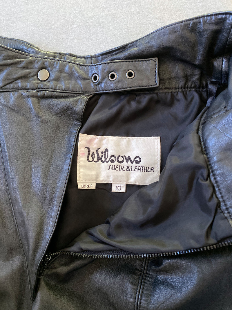 Wilson's 1980s High-Waisted Leather Pants