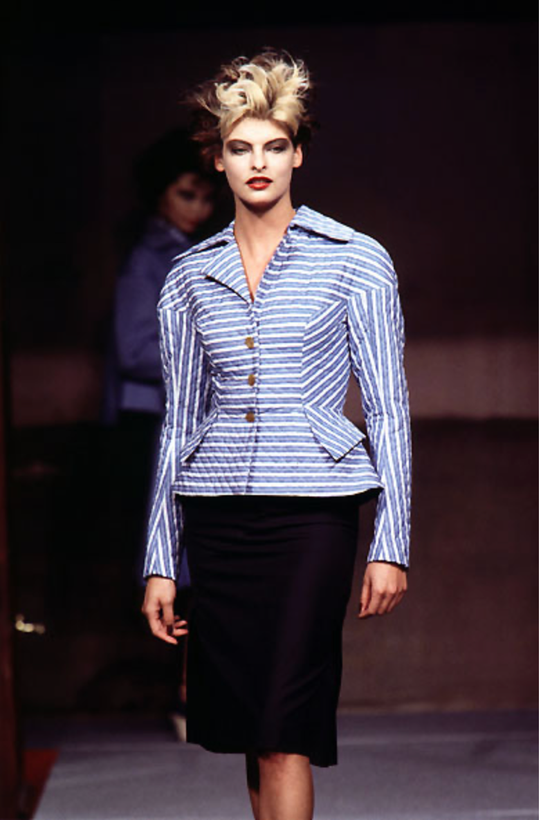 Vivienne Westwood Spring 1996 Linen Skirt Suit