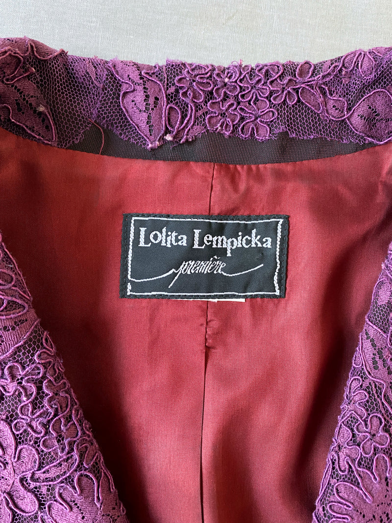 Lolita Lempicka A/W 1997 Lace Dress