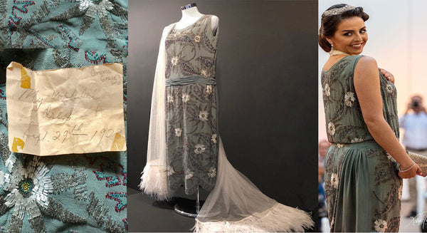 In her full glory~ dress with a past finds a perfect home