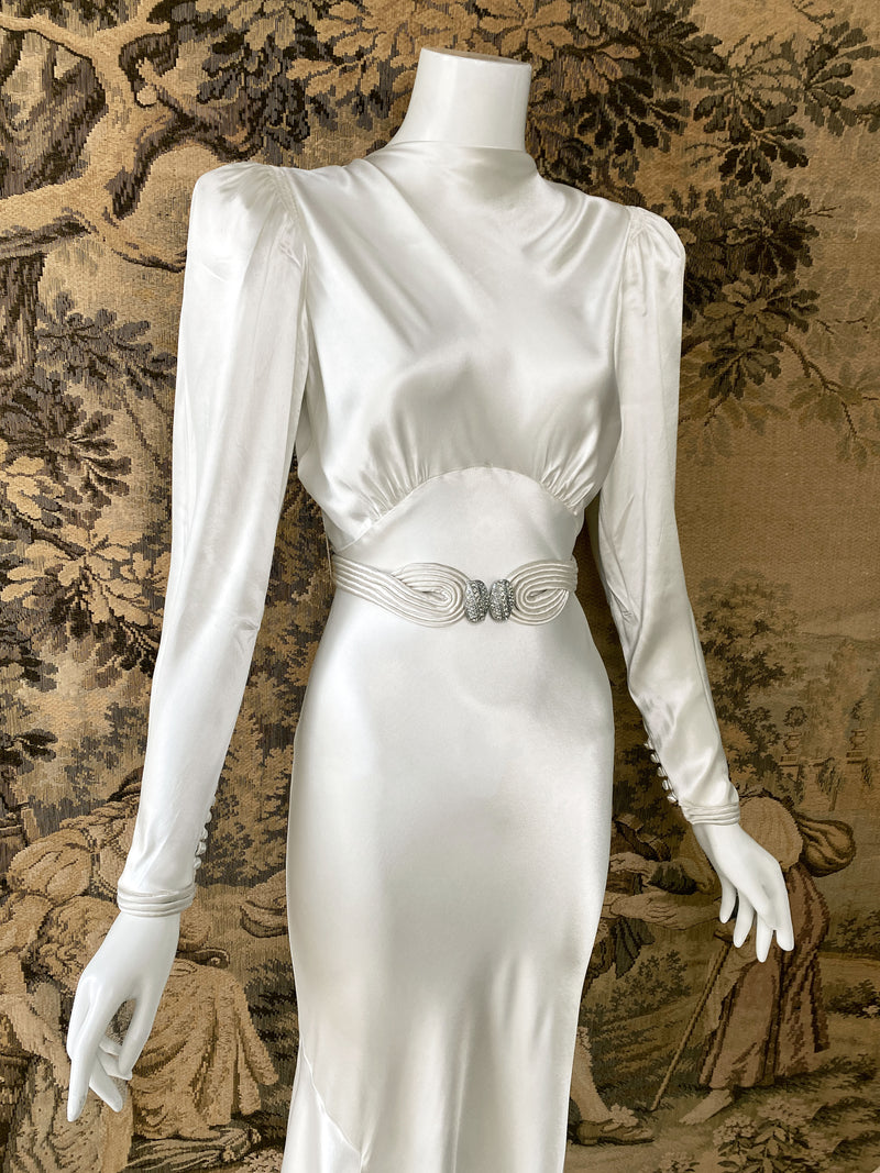 Art Deco 1930s Wedding Dress