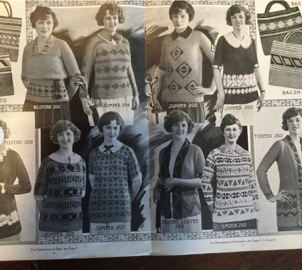 Art Deco 1920s Pullover Sweater
