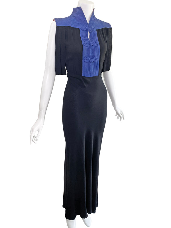 1930s Art Deco Gown
