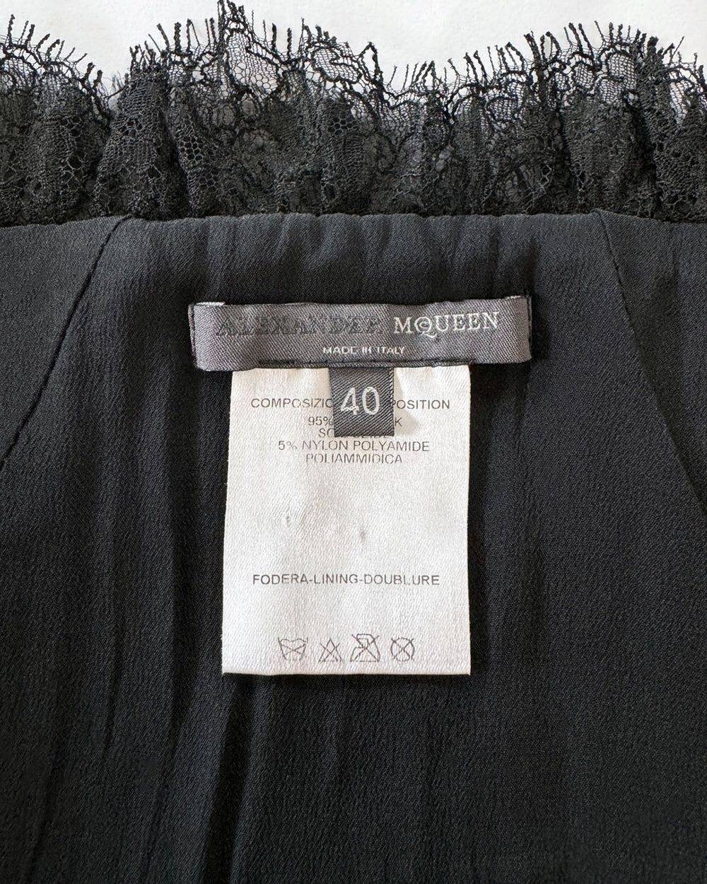SOUTIENCOL McQueen サイズ2 Alexander Mcqueen Oversized Off White / Grey - Nov 2024