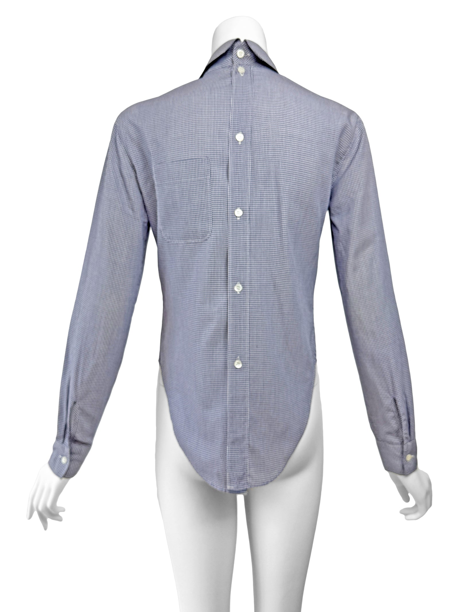 Alexander McQueen 1990s Backwards Shirt – Sweet Disorder Vintage