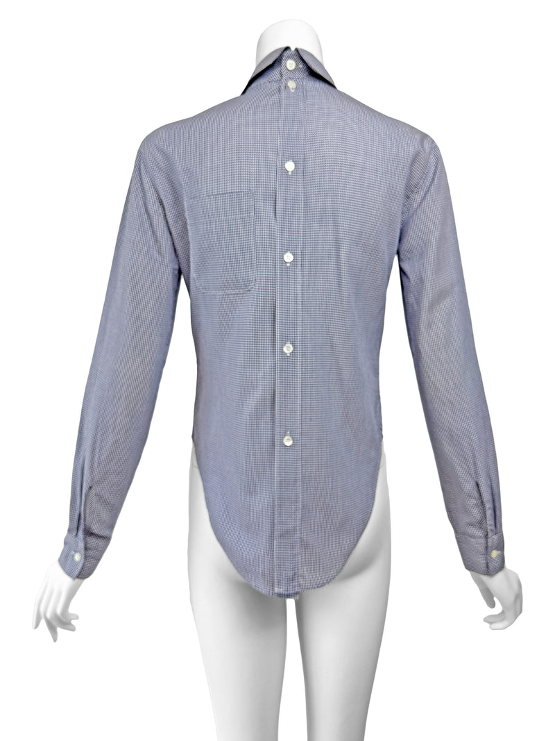 Alexander McQueen 1990s Backwards Shirt