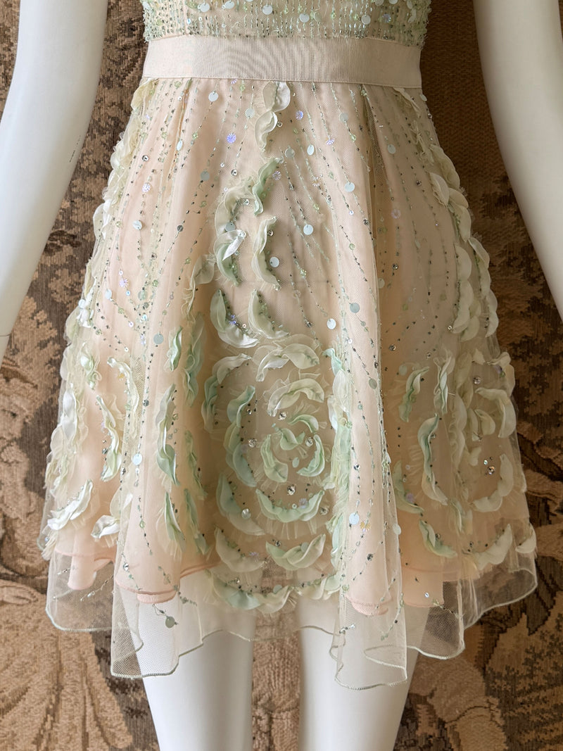 Blumarine 2000s Embellished Mini Dress