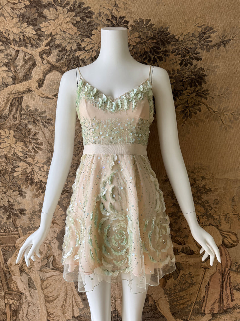 Blumarine 2000s Embellished Mini Dress