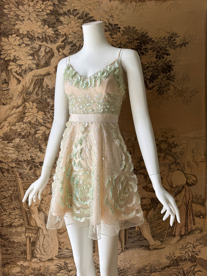 Blumarine 2000s Embellished Mini Dress