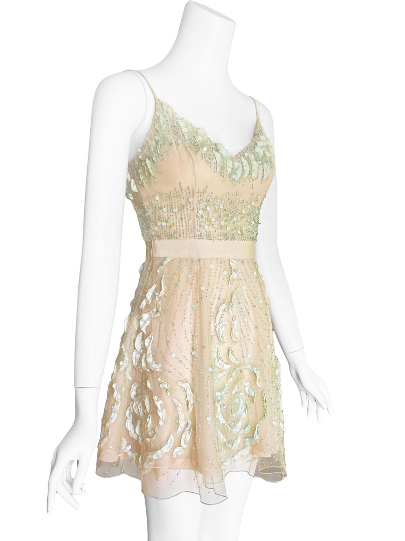 Blumarine 2000s Embellished Mini Dress