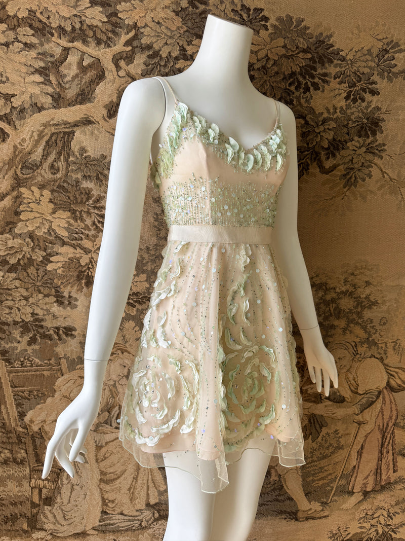 Blumarine 2000s Embellished Mini Dress