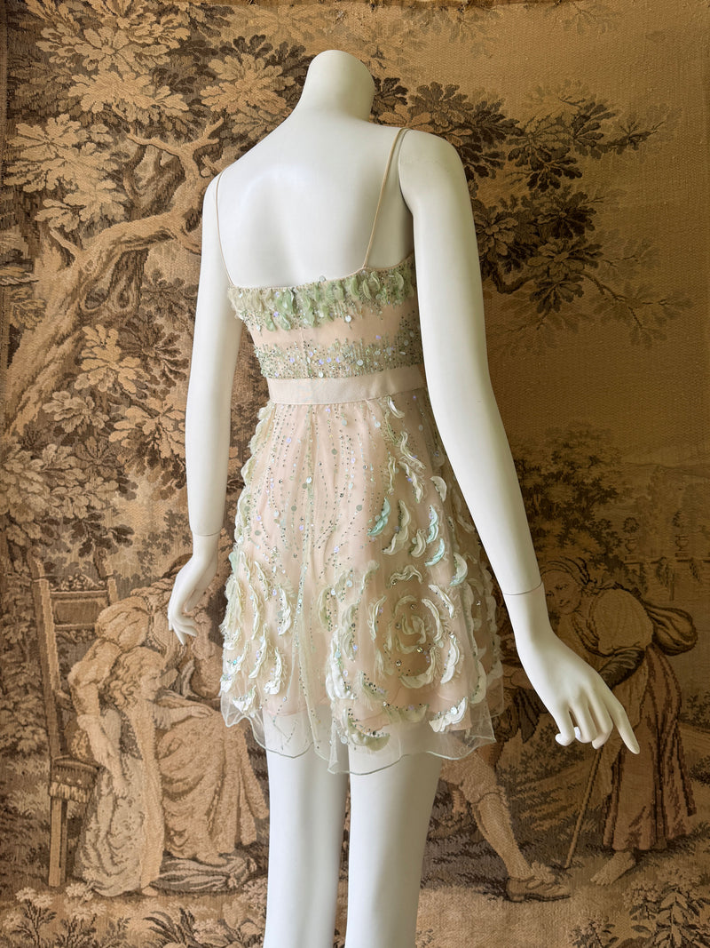 Blumarine 2000s Embellished Mini Dress