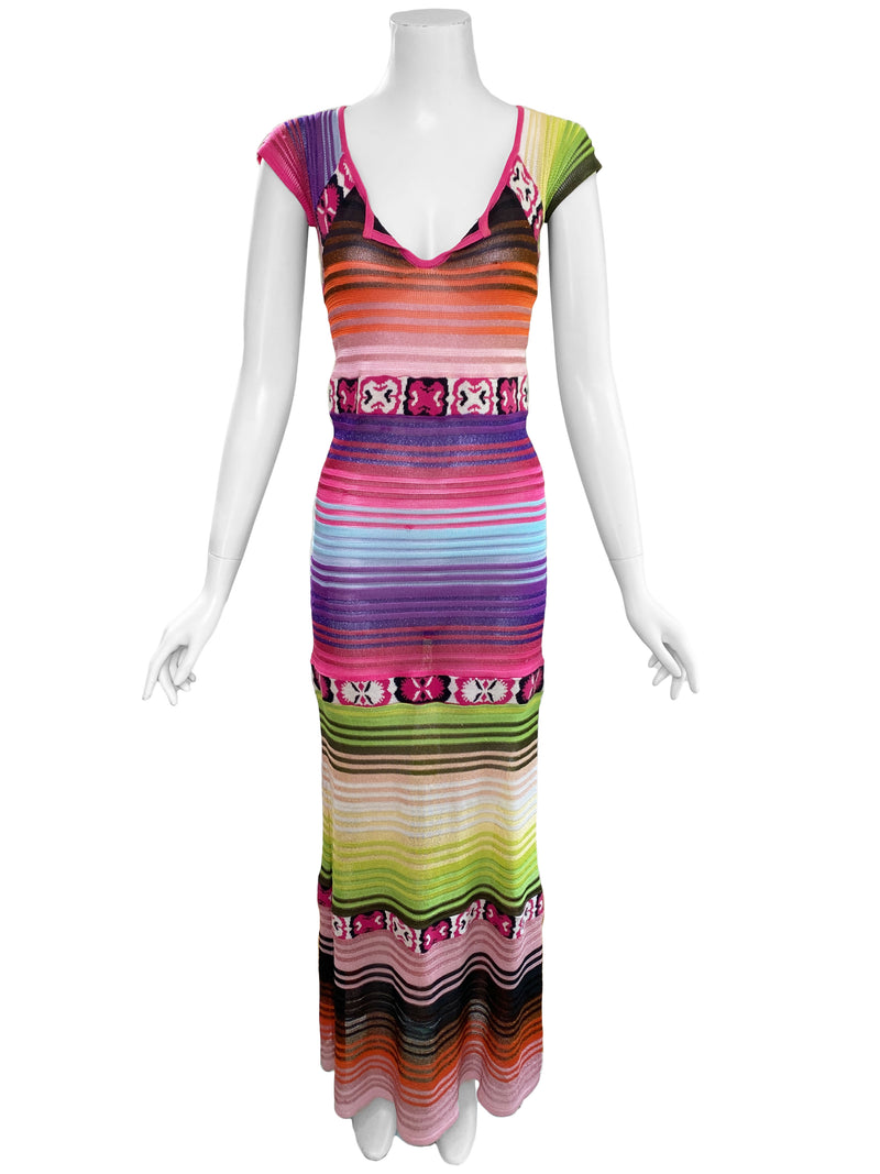 Christian Lacroix Bazar Y2K Maxi Dress