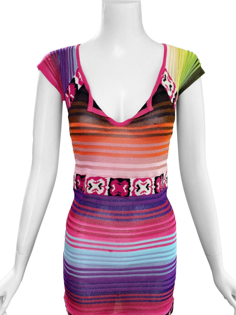 Christian Lacroix Bazar Y2K Maxi Dress