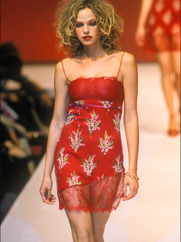 Blumarine Spring 1998 Lily of the Valley Dress