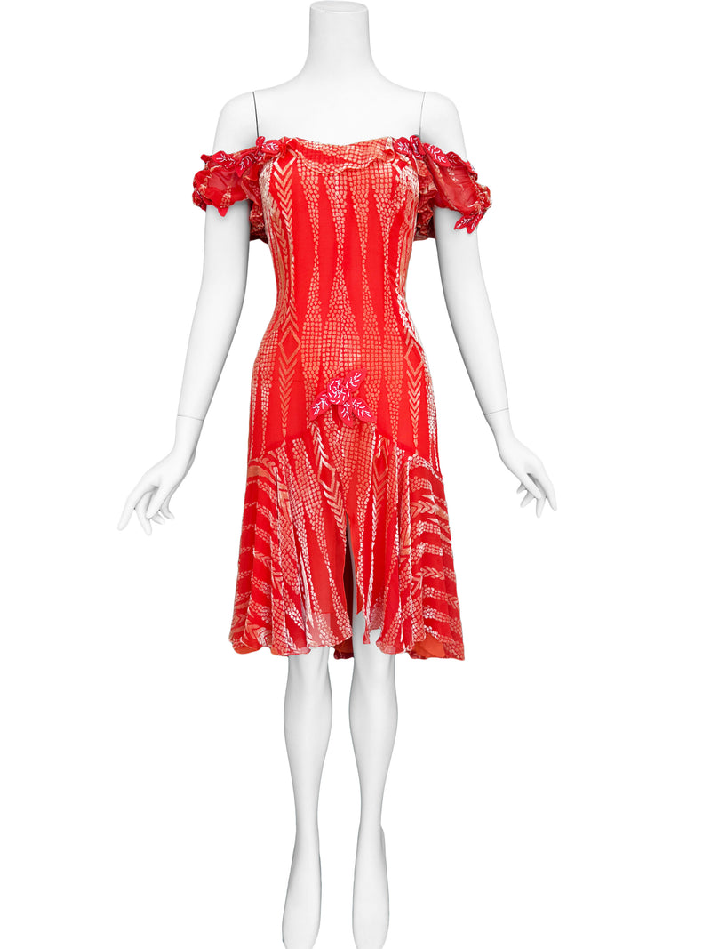 blumarine mini dress BLUMARINE Sequined Silk Mini Dress Blumarine