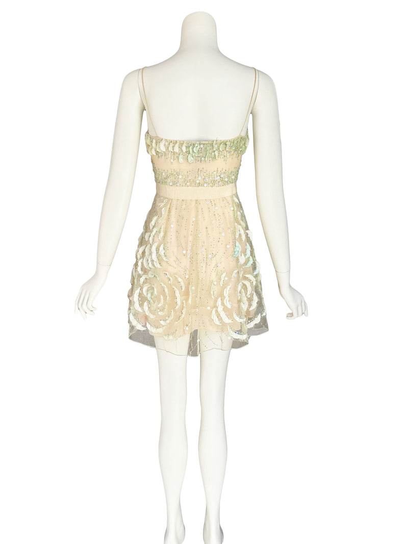 Blumarine 2000s Embellished Mini Dress