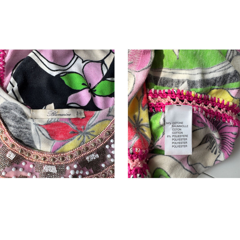 Blumarine Y2K Embellished Knit Top