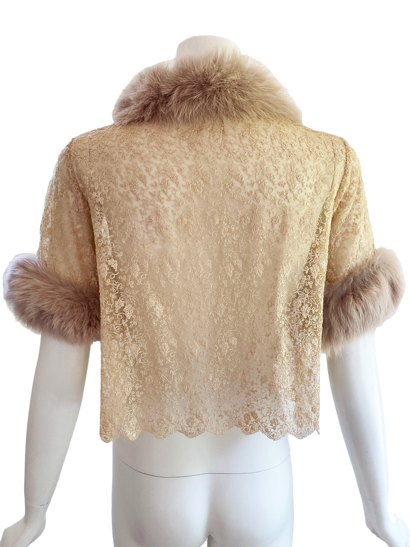 1930s Tambour Lace Boudoir Jacket – Sweet Disorder Vintage