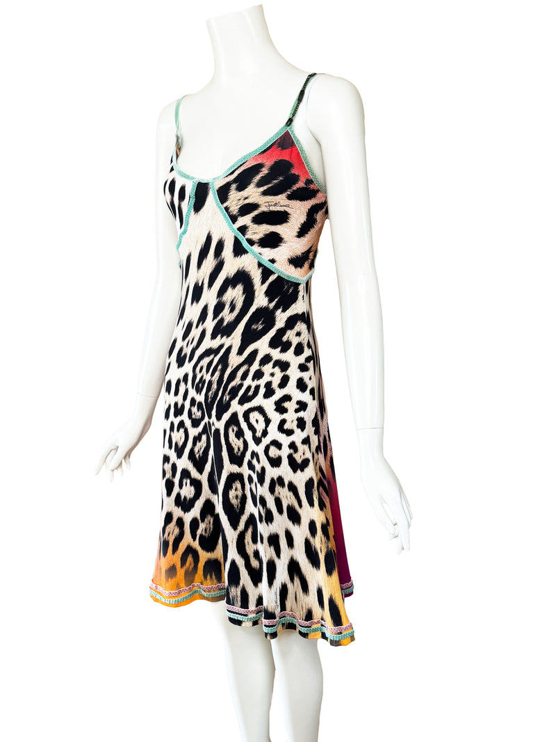 Just Cavalli 2004 Leopard Print Dress