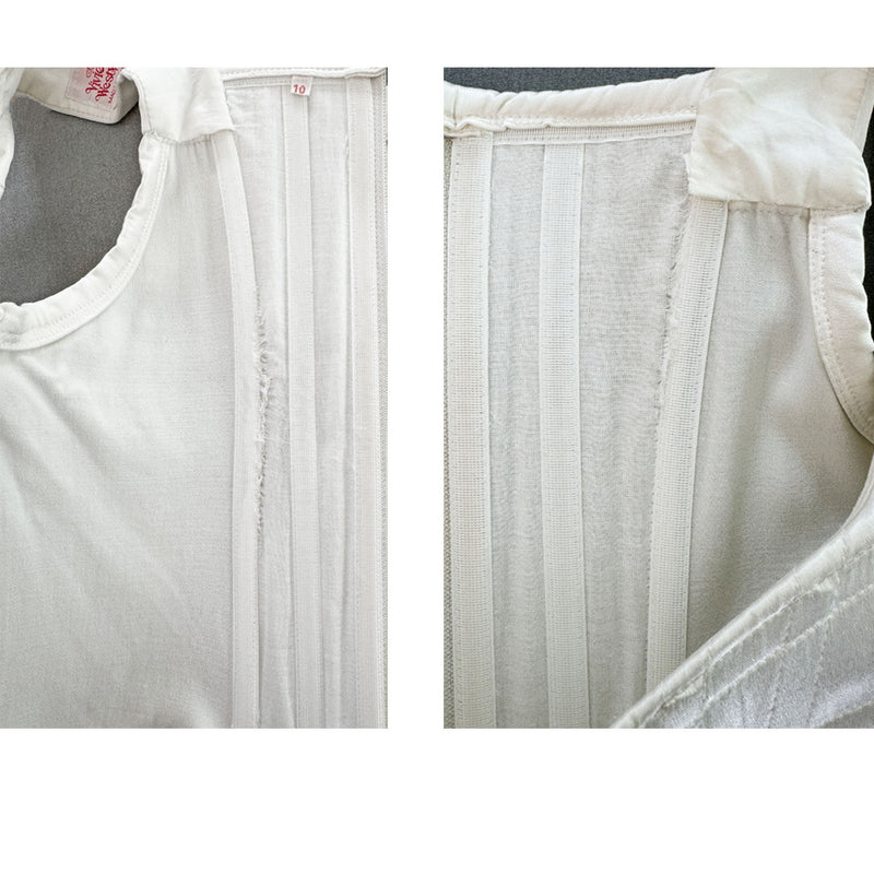 Vivienne Westwood 1990s White Satin Corset
