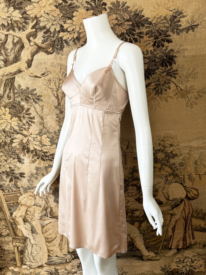 Dolce & Gabbana Spring 1997 Silk Lingerie Dress