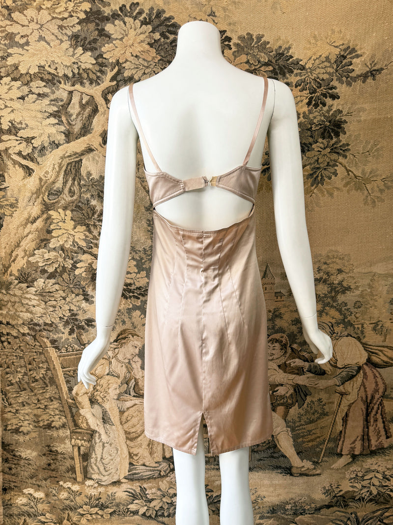 Dolce & Gabbana Spring 1997 Silk Lingerie Dress