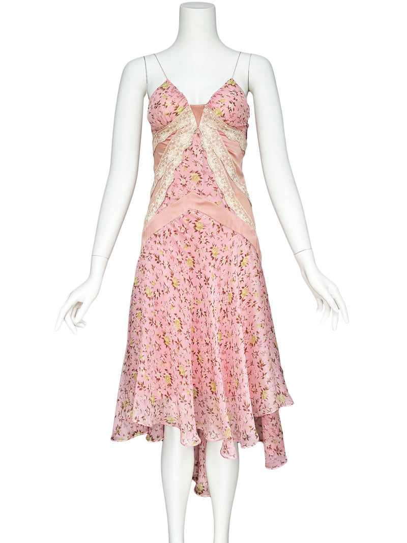 D&G Dolce & Gabbana Fall 2004 Silk Dress