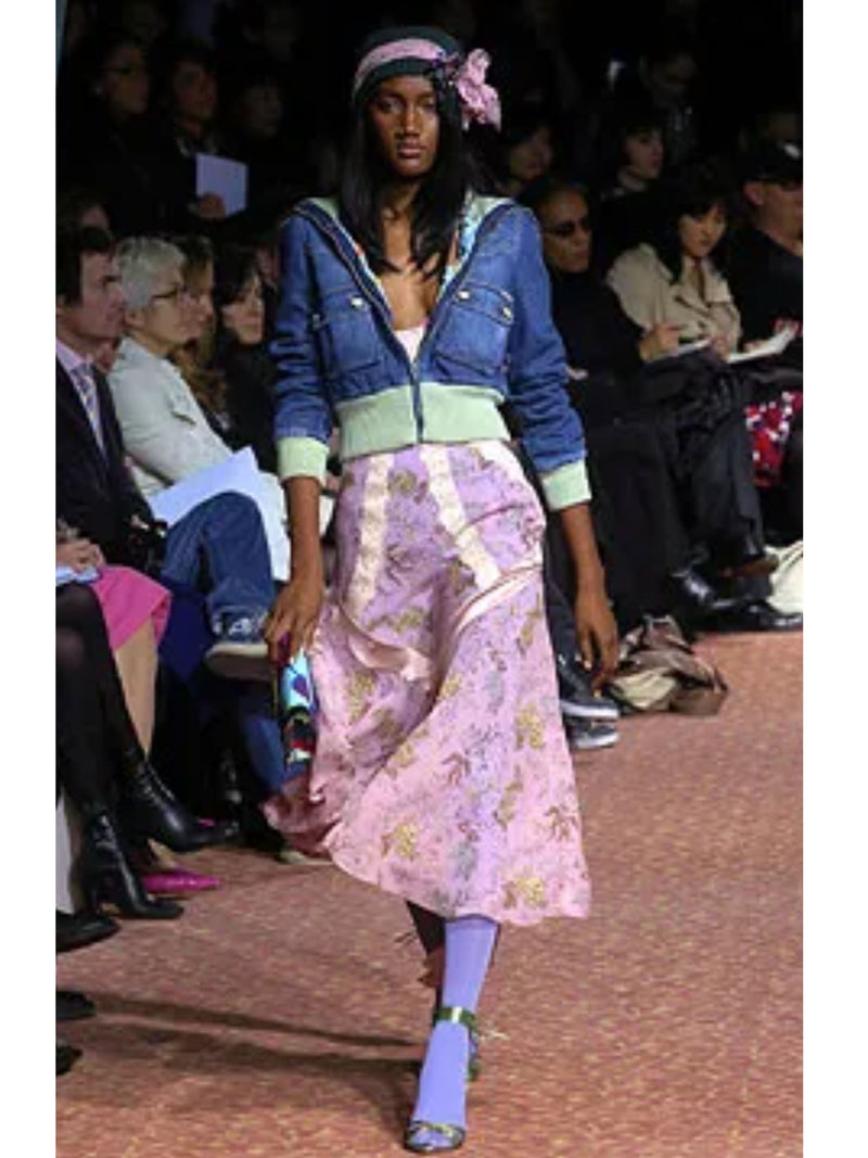 D&G Dolce & Gabbana Fall 2004 Silk Dress