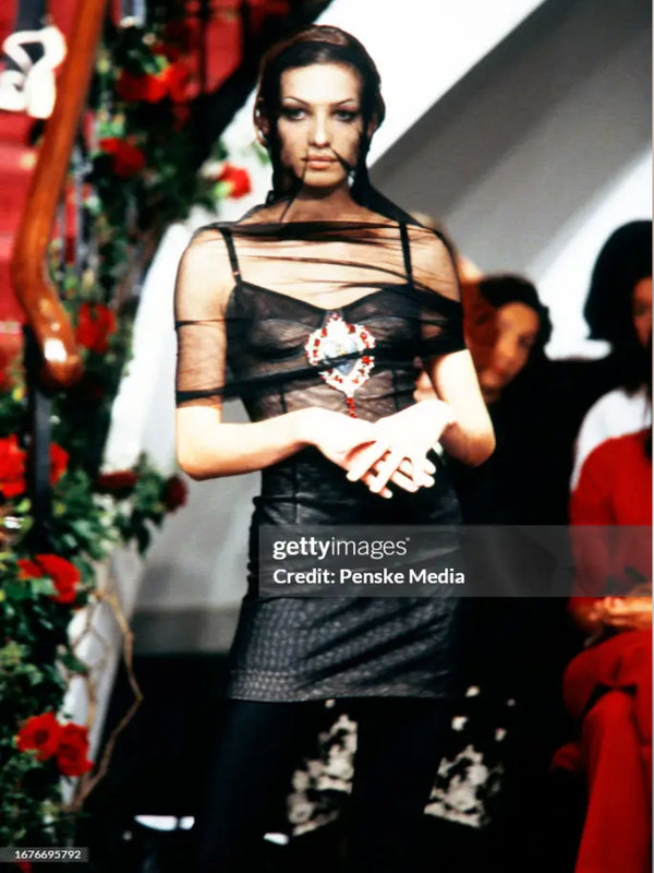 Dolce & Gabbana S/S 1998 Stromboli Collection Veil Dress