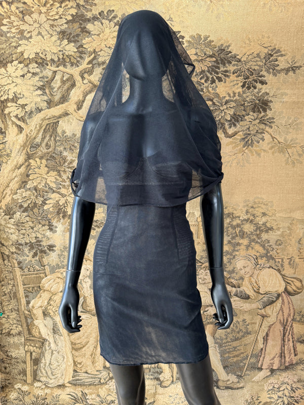 Dolce & Gabbana S/S 1998 Stromboli Collection Veil Dress