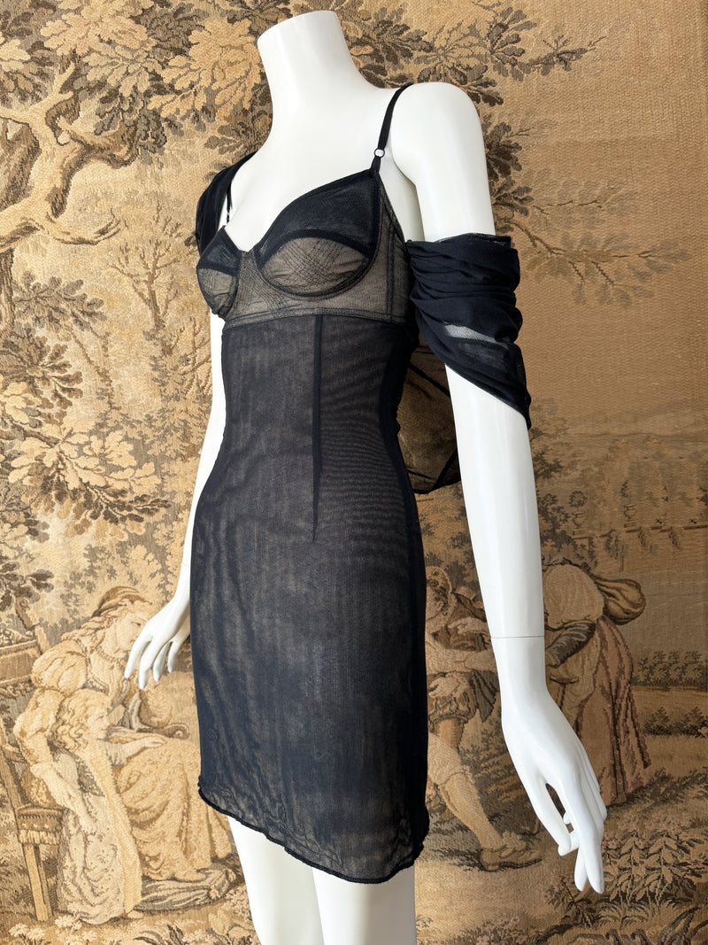Dolce & Gabbana S/S 1998 Stromboli Collection Veil Dress – Sweet Disorder Vintage