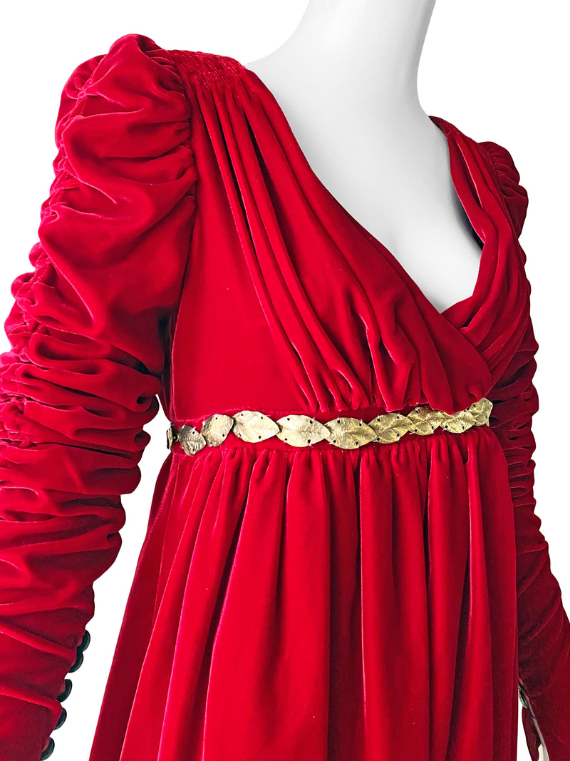 Dolce & Gabbana A/W 2006 Embellished Velvet Dress