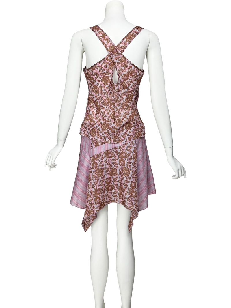 DKNY Jeans Y2K Top & Mini Skirt Set