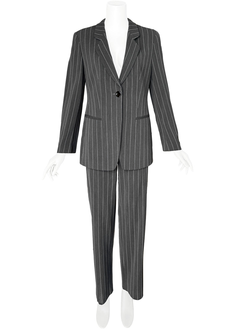 Giorgio Armani 1990s Pinstripe Trouser Suit