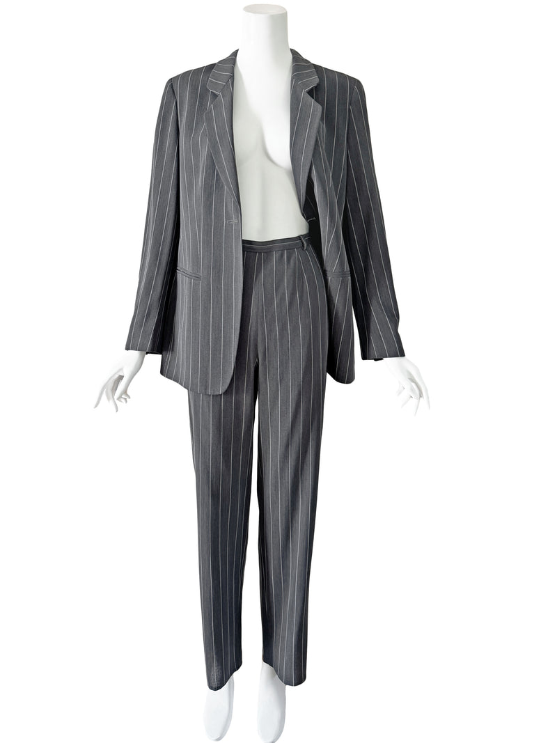 Giorgio Armani 1990s Pinstripe Trouser Suit
