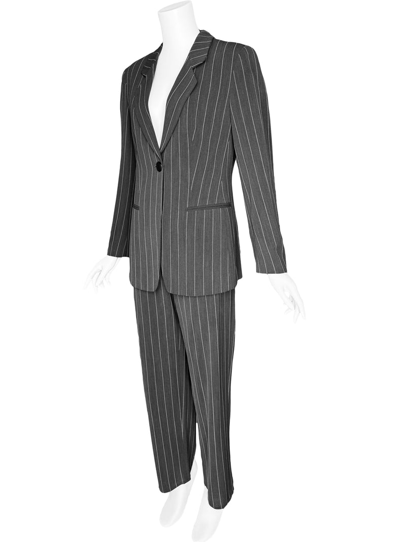 Giorgio Armani 1990s Pinstripe Trouser Suit