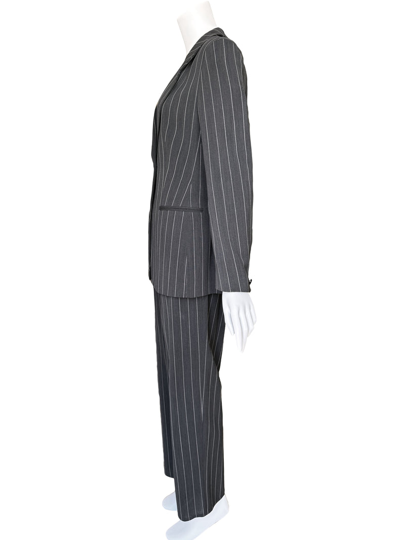 Giorgio Armani 1990s Pinstripe Trouser Suit