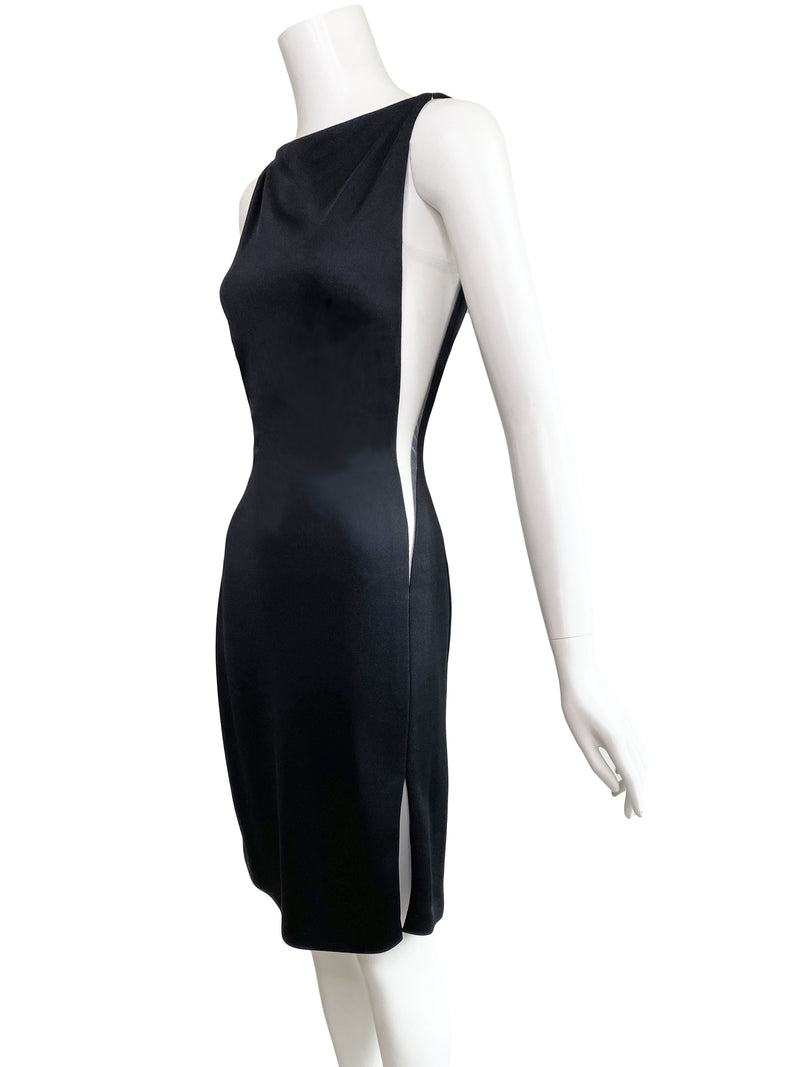 Gianni Versace 1990s Mesh Cutout Dress