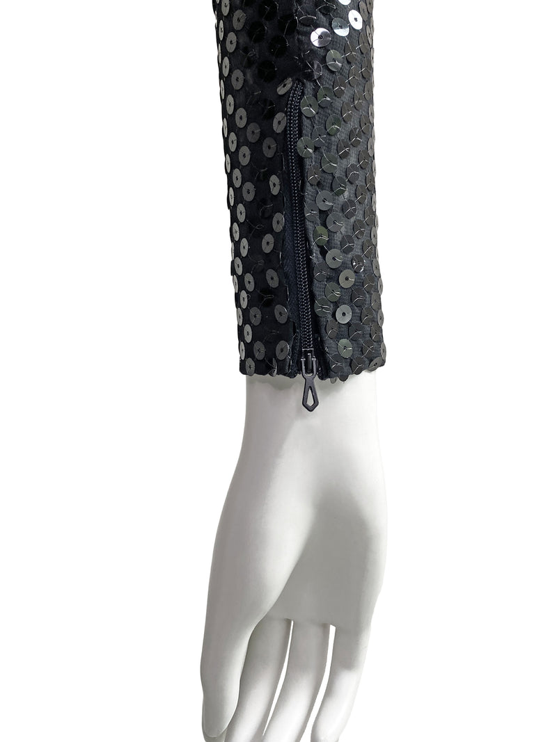 Givenchy Boutique 1970s Sequin Midi Dress