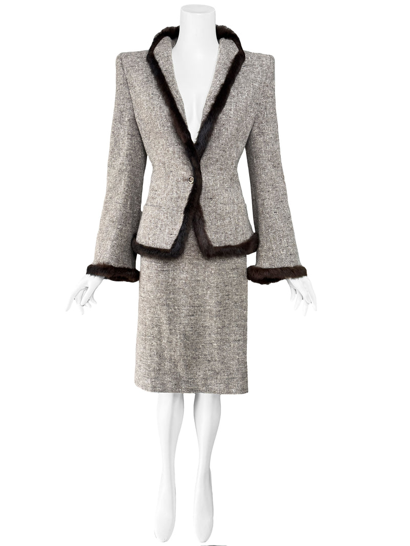 Givenchy Couture by Alexander McQueen A/W 1997 Skirt Suit – Sweet