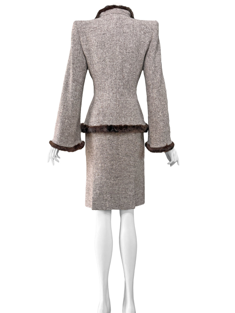 Givenchy Couture by Alexander McQueen A/W 1997 Skirt Suit – Sweet