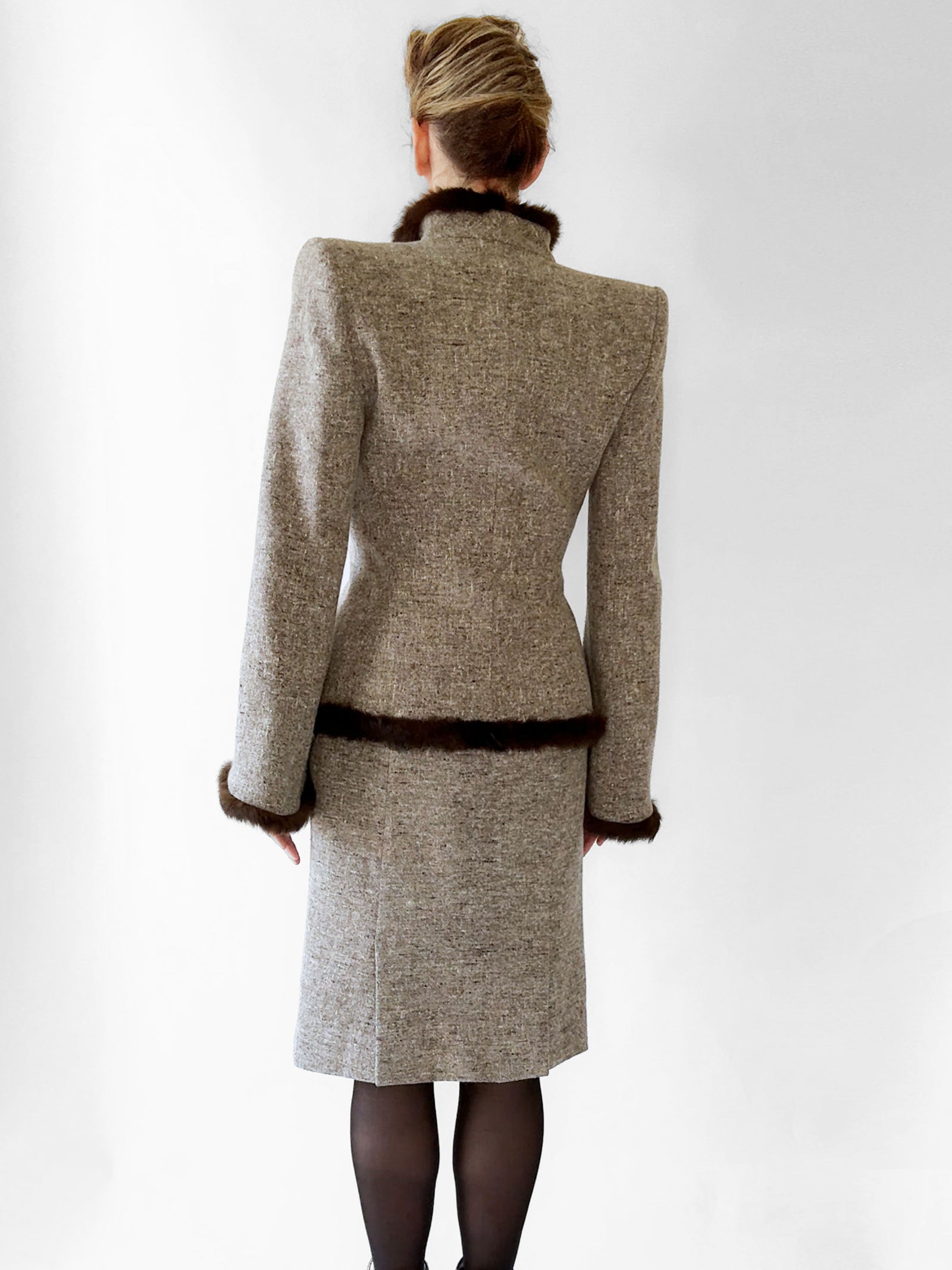 スカート GIVENCHY by Alexander McQueen SS1997 Givenchy Couture by Alexander McQueen A/W 1997 Skirt Suit – Sweet