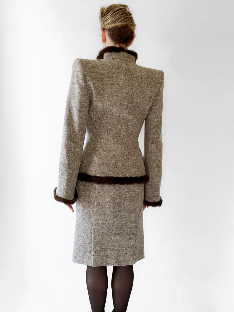 Givenchy Couture by Alexander McQueen A/W 1997 Skirt Suit – Sweet