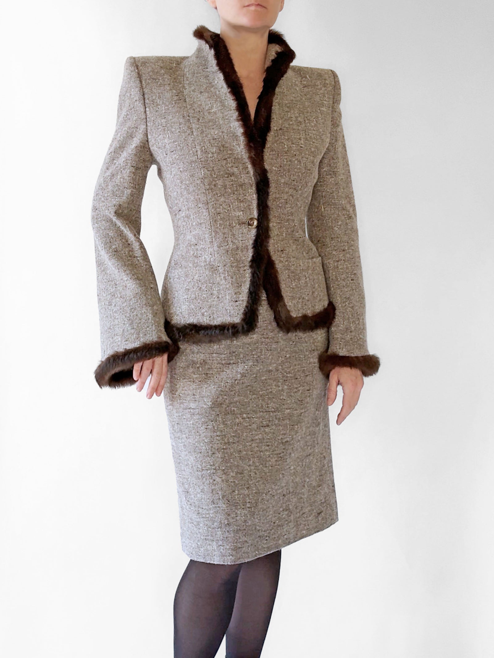 Givenchy Couture by Alexander McQueen A/W 1997 Skirt Suit – Sweet