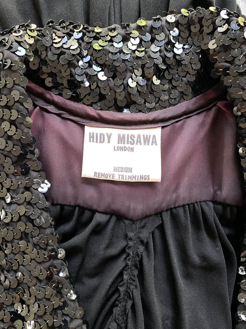 Hidy Misawa 1970s  Ruched Jersey Dress