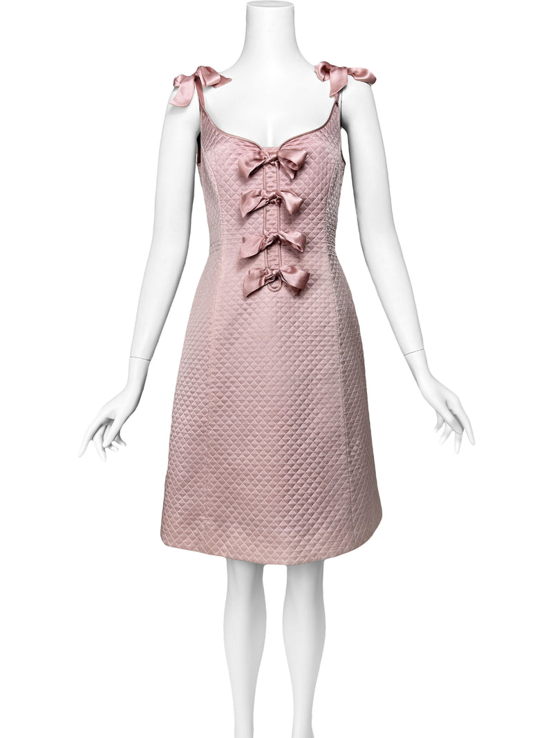 Alexander McQueen Spring 2005 'It's Only a Game' Silk Mini Dress