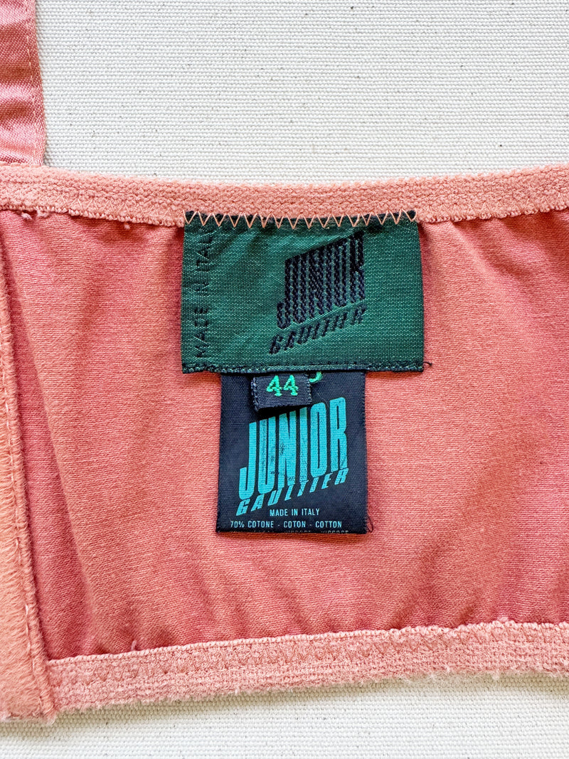 Jean Paul Gaultier Junior 90s Satin Bustier & Pants Set